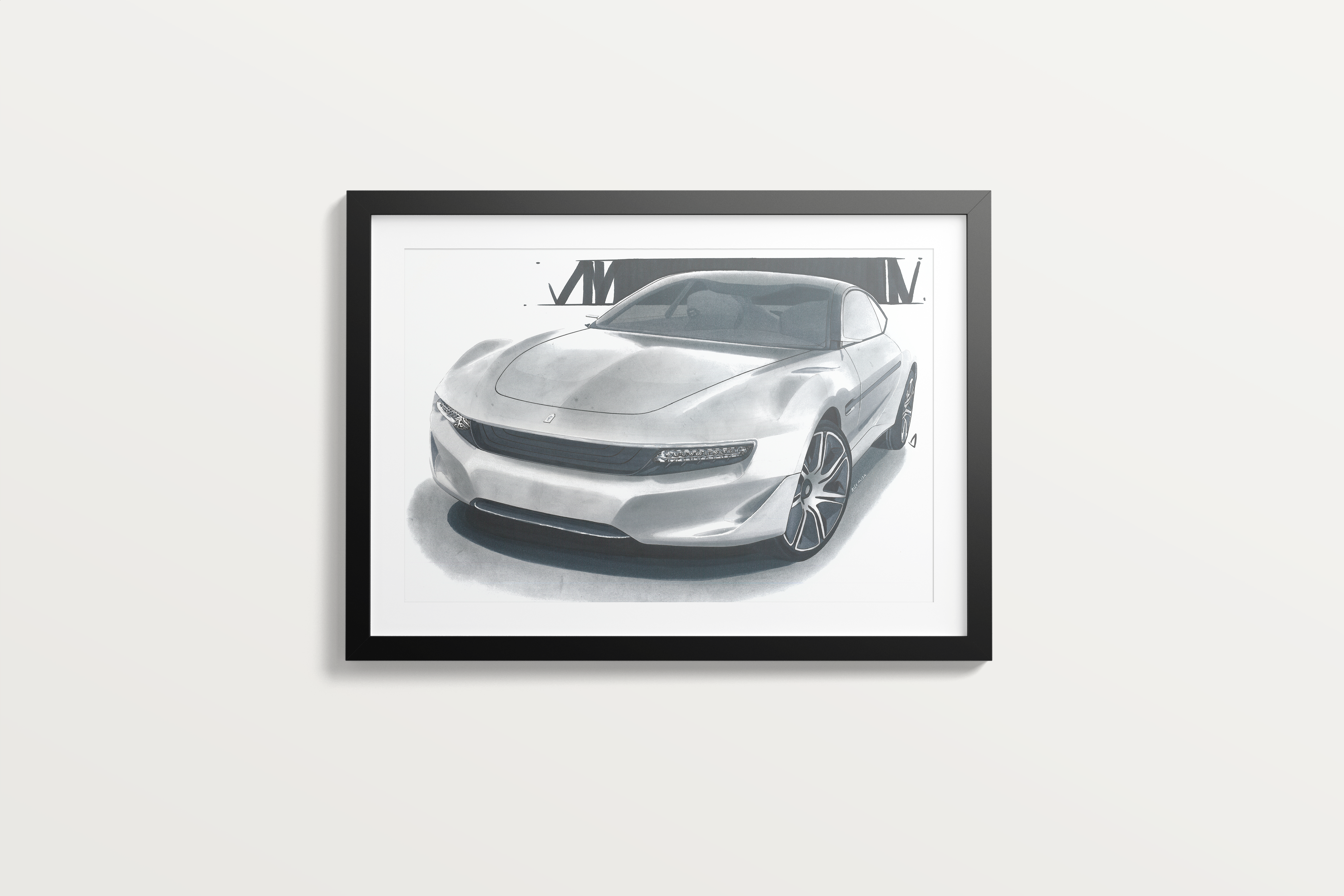 Pininfarina Cambiano tableau original